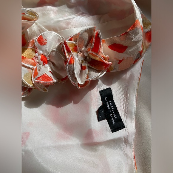 🍊Tahari ASL Arthur 8 
Levine Carmela Charlie
Shantung One Shoulder ✨⭐️ - Picture 14 of 17